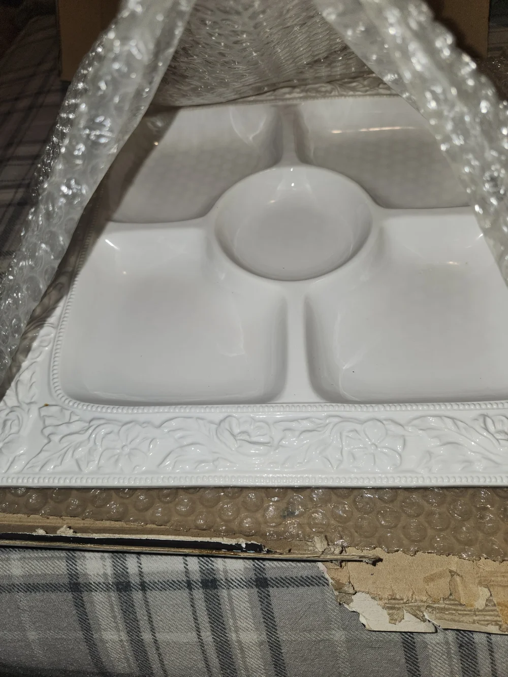 Dolomite Rectangular & Square Platters - White
